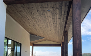 Outdoor patio ceiling